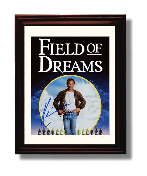 Field of Dreams - Kevin Costner - Ray Kinsella - Poster Circle Cornfield Design movie wall art 8x10 Beveled Frame
