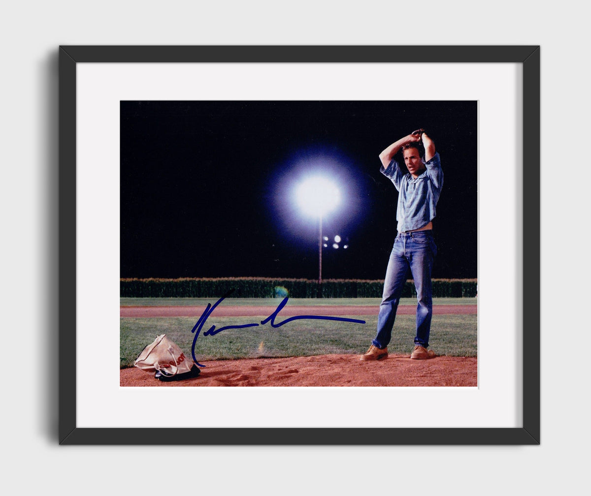 Field of Dreams - Kevin Costner - Ray Kinsella - Night game pitching moment movie wall art 16x20 Gallery Frame