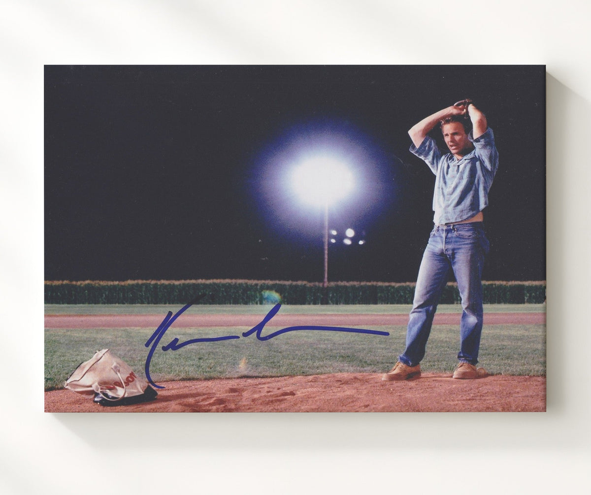 Field of Dreams - Kevin Costner - Ray Kinsella - Night game pitching moment movie wall art 8x10 Beveled Frame