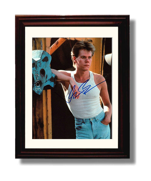 Footloose - Kevin Bacon - Ren McCormack - Barn Guitar Leaning Scene movie wall art 8x10 Beveled Frame