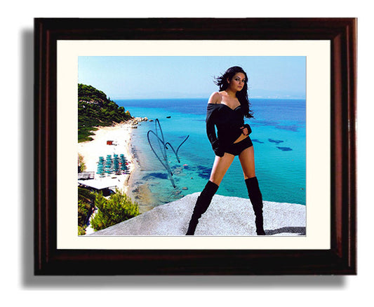 Forgetting Sarah Marshall - Mila Kunis - Rachel - Cliffside beach movie wall art 8x10 Beveled Frame