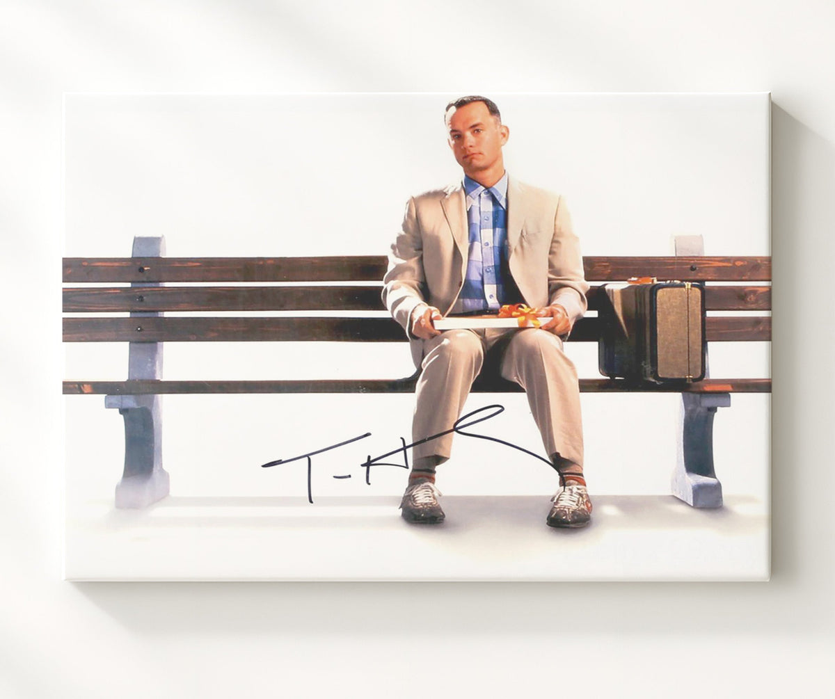 Forrest Gump - Tom Hanks - Forrest Gump - Bench Box of Chocolates movie wall art 20x24 Canvas