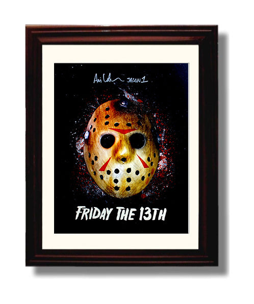 Friday the 13th - Jason Unmasked movie wall art 8x10 Beveled Frame