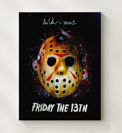 Friday the 13th - Jason Unmasked movie wall art 20x24 Canvas
