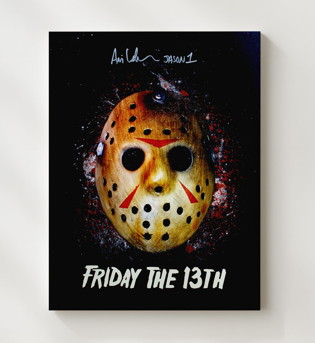 Friday the 13th - Jason Unmasked movie wall art 20x24 Canvas
