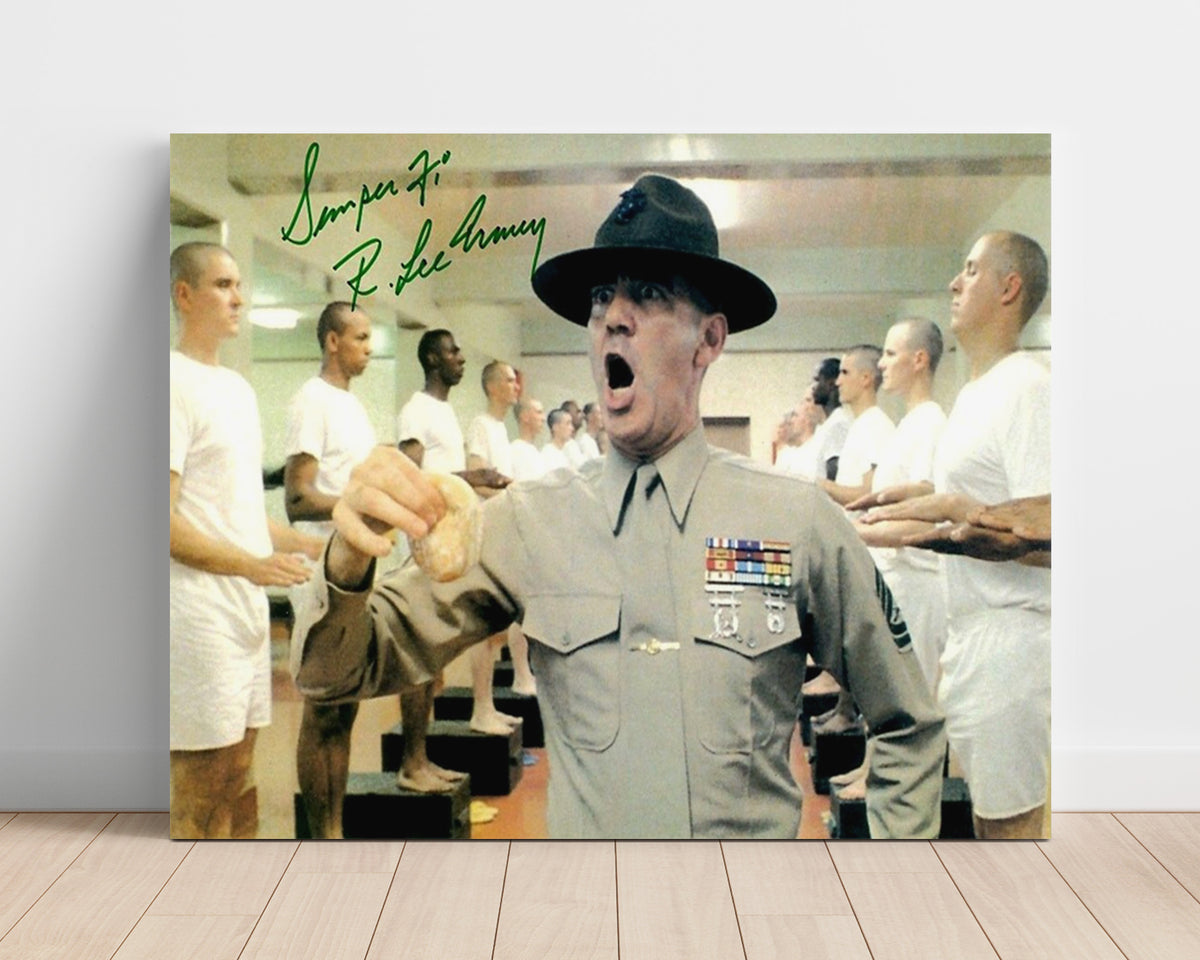 Full Metal Jacket - R. Lee Ermey - Jelly Donut Drill movie wall art 16x20 Unframed Print