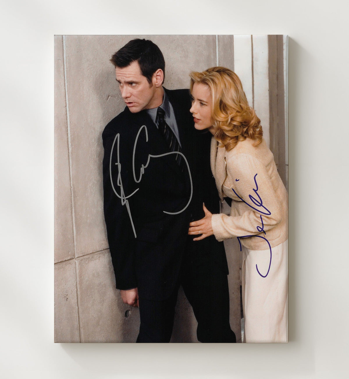 Fun with Dick and Jane - Jim Carrey - Dick and Tea Leoni - Jane Suburban Crime Capers movie wall art 8x10 Beveled Frame