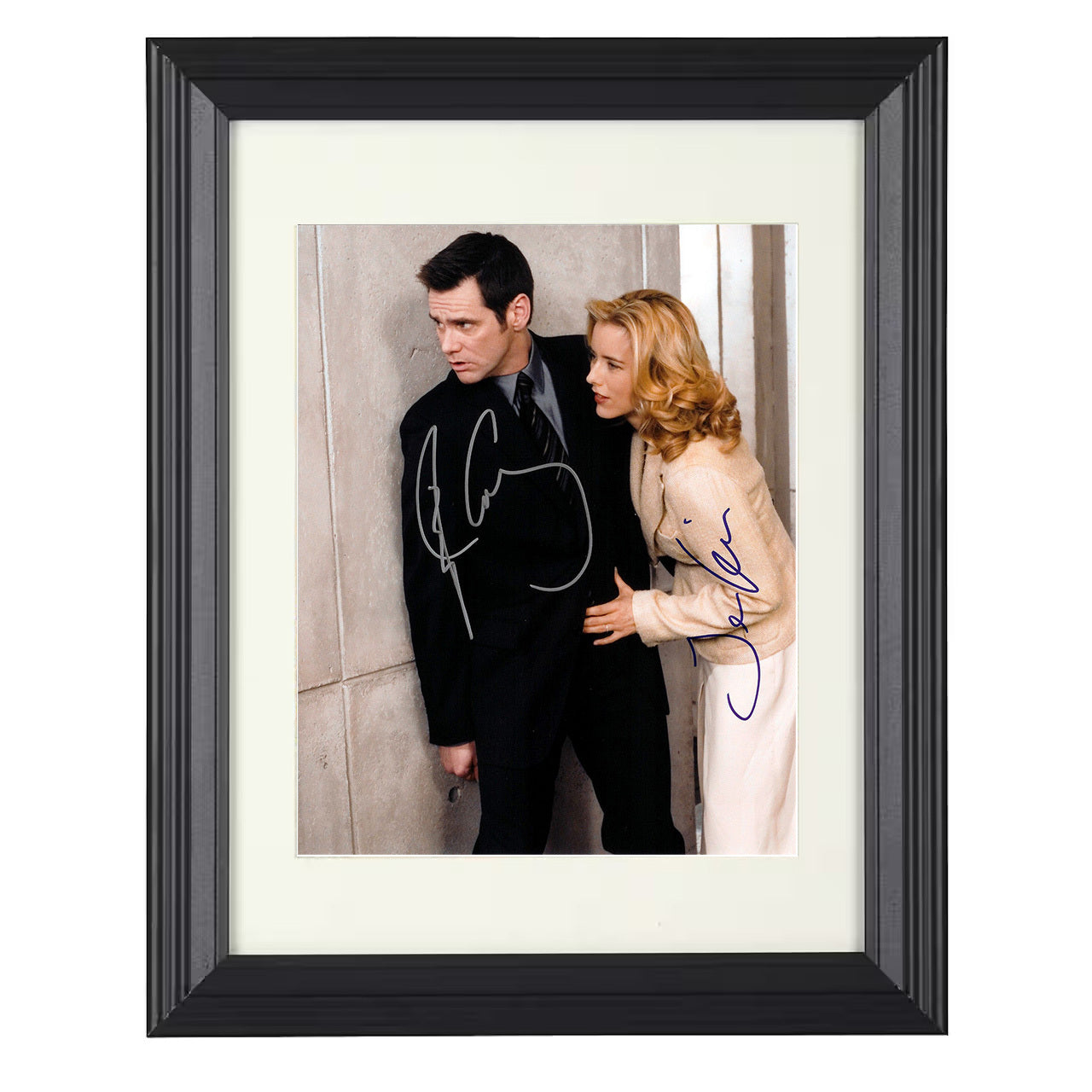 Fun with Dick and Jane – Jim Carrey Crime Capers – 8x10 black beveled framed movie wall art