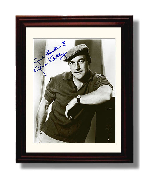 Gene Kelly - Classic Hollywood Song-and-Dance Icon movie wall art 8x10 Beveled Frame