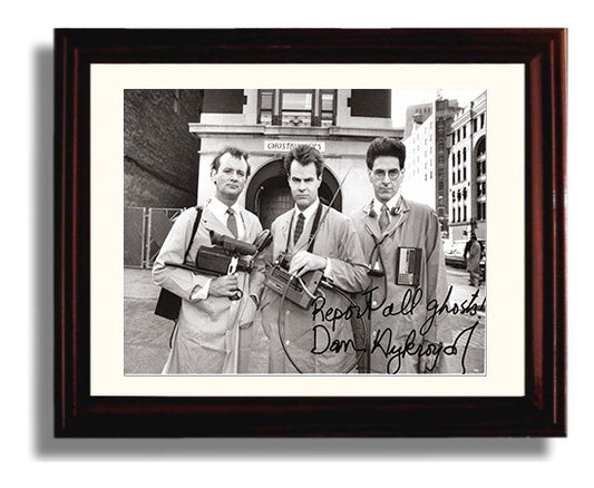 Ghostbusters - Dan Aykroyd - Ray Stantz - Proton pack ready movie wall art 8x10 Beveled Frame