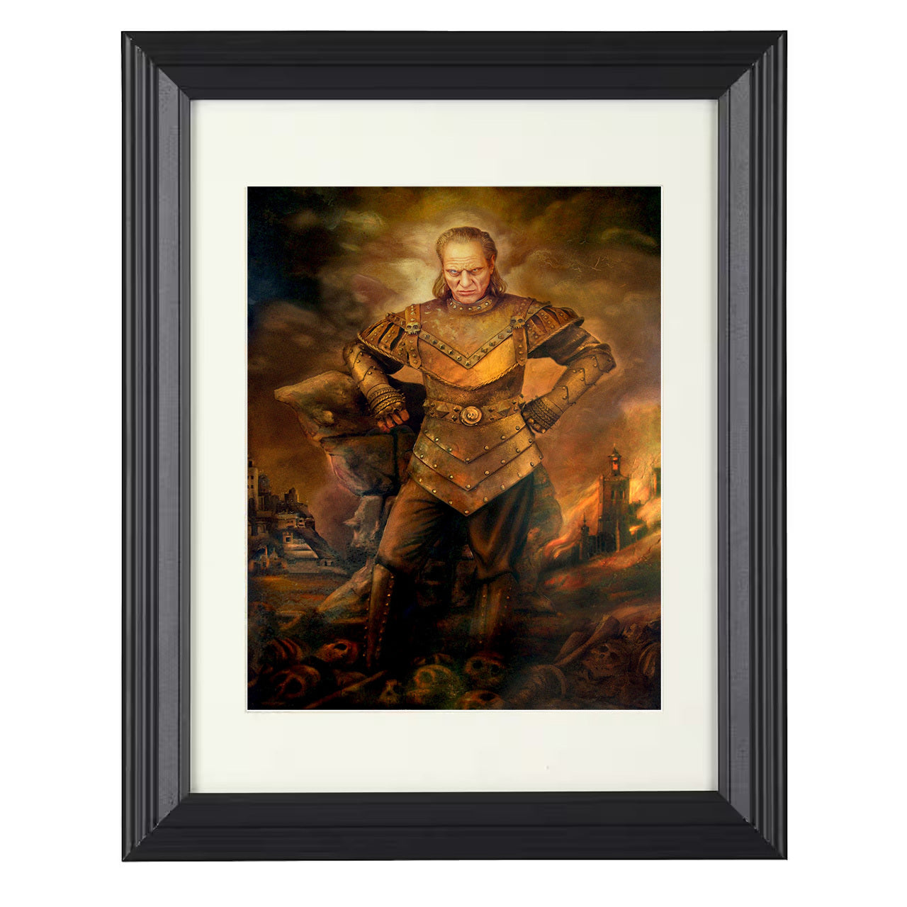 Ghostbusters 2 – Vigo the Carpathian Image – 8x10 black beveled framed movie wall art