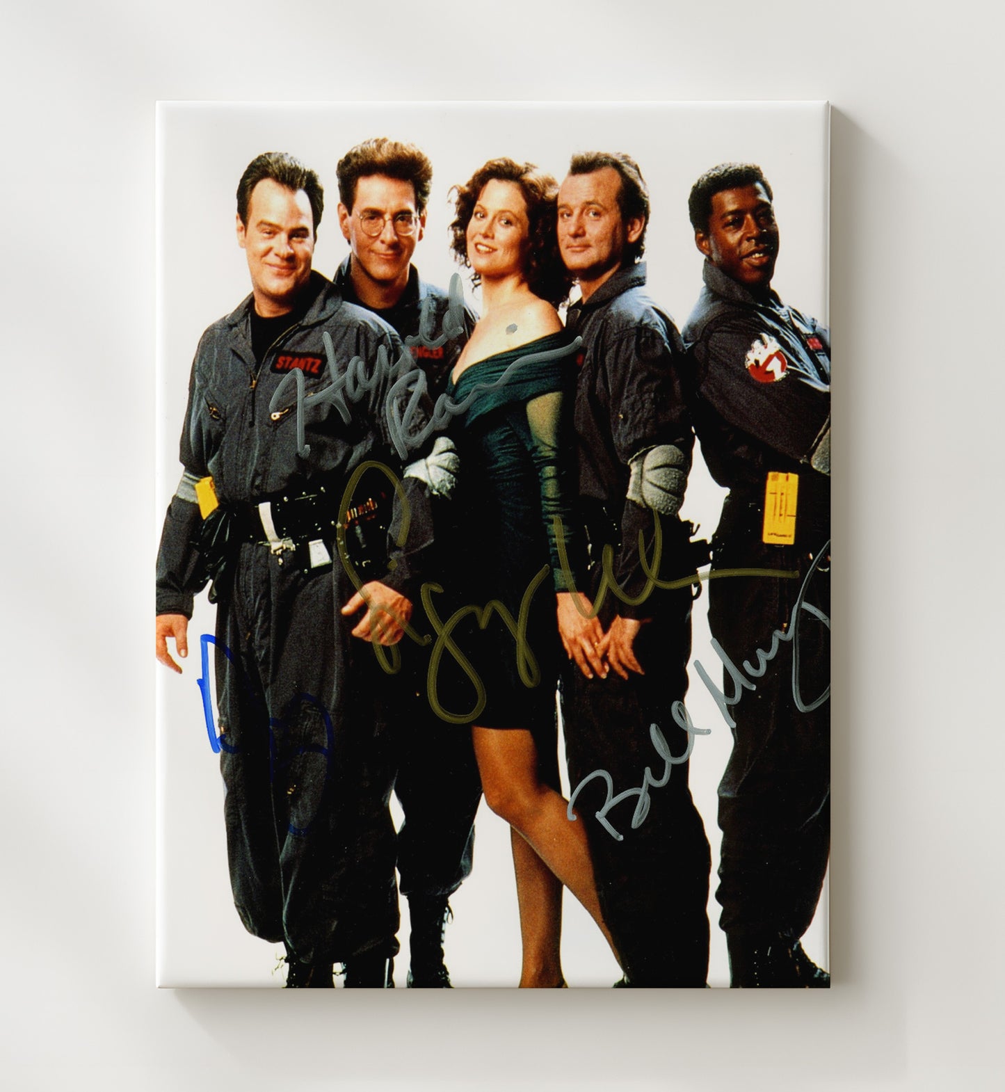 Ghostbusters Cast - Who Ya Gonna Call movie wall art 20x24 Canvas