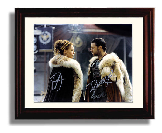 Gladiator - Russell Crowe - Maximus - Arena vengeance rally movie wall art 8x10 Beveled Frame