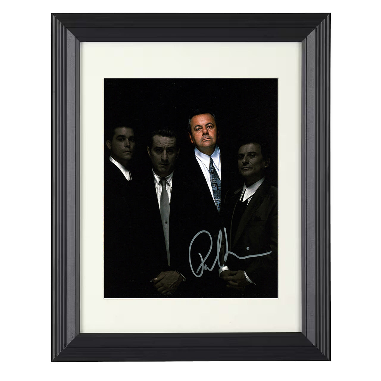 Goodfellas – Paul Sorvino Dark Mob Image – 8x10 black beveled framed movie wall art