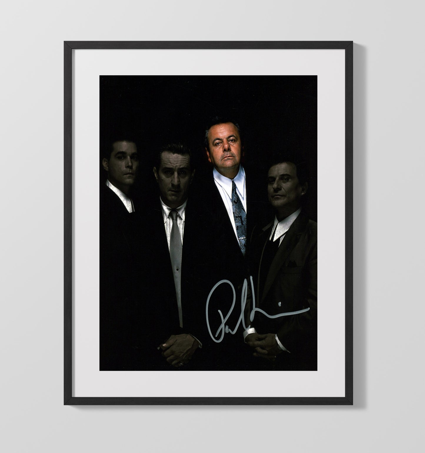 Goodfellas - Paul Sorvino Mafia Boss Paulie Cicero Dark Mob Portrait Vintage Movie Wall Art - 16x20 Gallery Frame movie decor