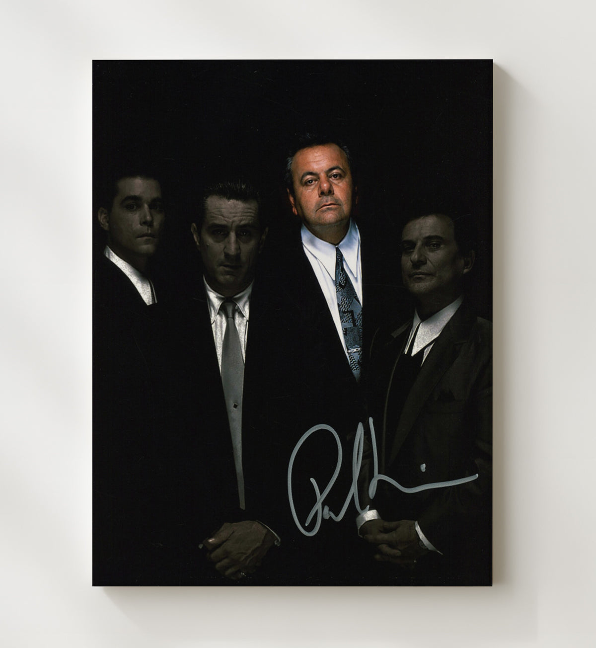 Goodfellas - Paul Sorvino Mafia Boss Paulie Cicero Dark Mob Photograph movie wall art 20x24 Canvas