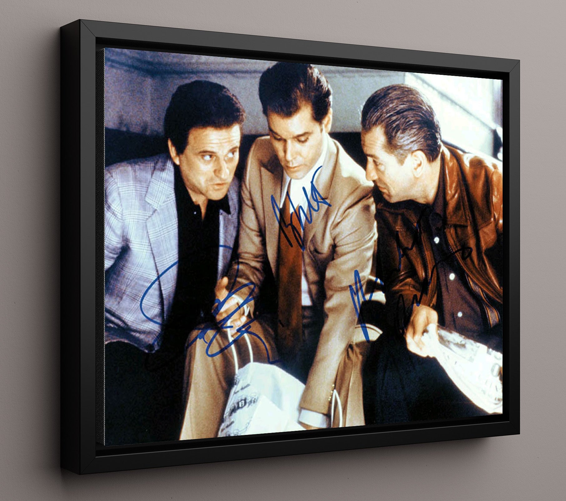 Goodfellas - Ray Liotta - Henry Hill - Crew loyalty fracture movie wall art 16x20 Framed Canvas