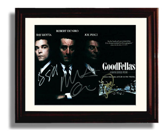 Goodfellas - Robert De Niro - Jimmy Conway - Underworld empire tension movie wall art 8x10 Beveled Frame