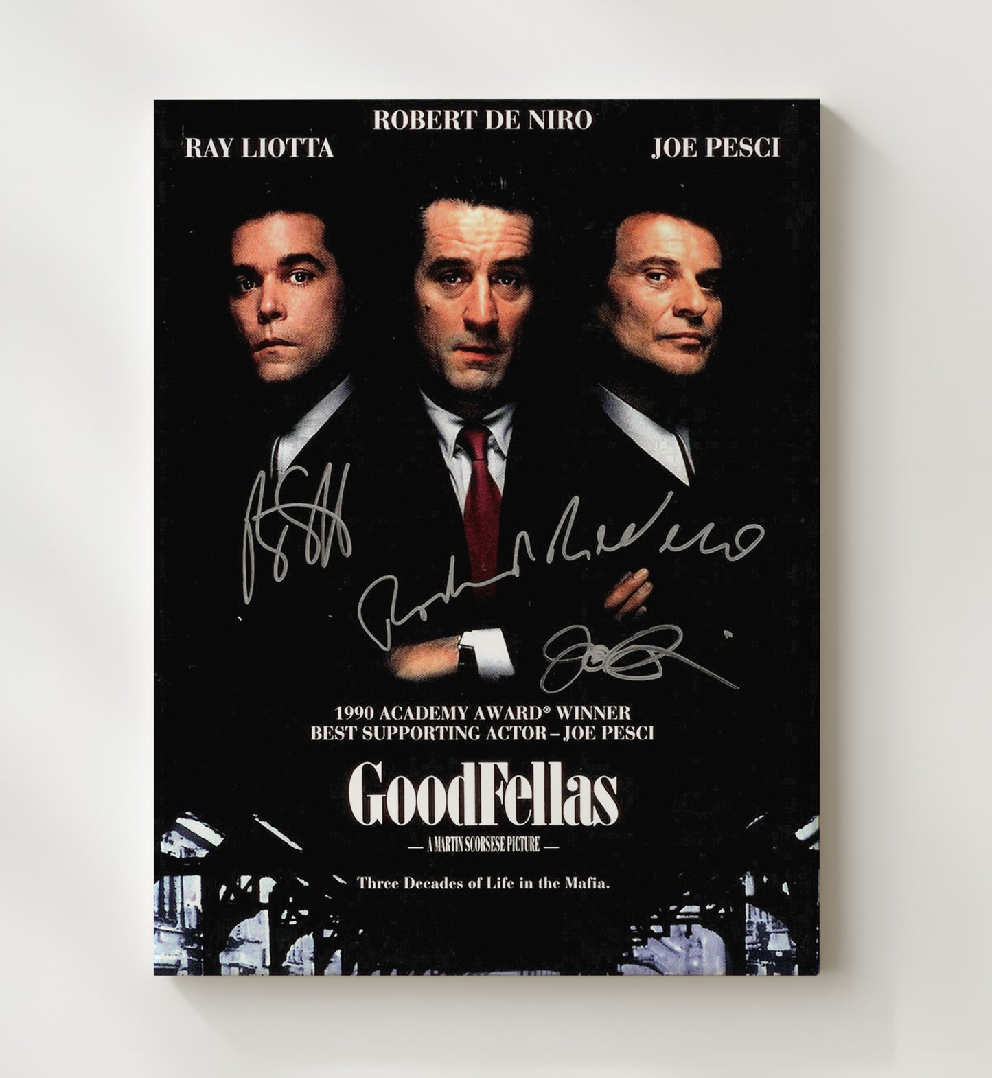 Goodfellas Cast - Mafia Legends Vintage Movie Wall Art - 20x24 Canvas movie decor