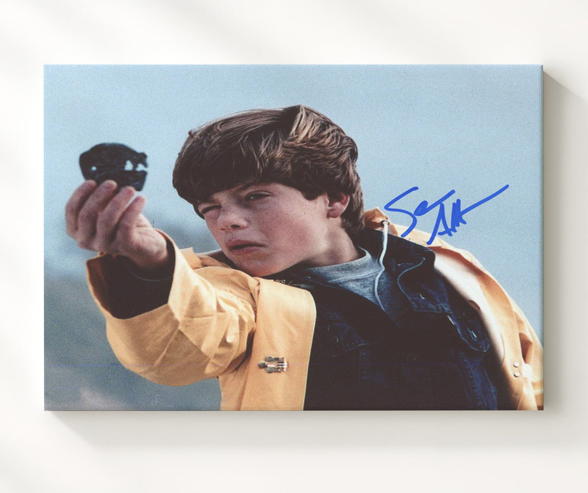 Goonies - Sean Astin - Mikey - Never Say Die Spirit movie wall art 8x10 Beveled Frame