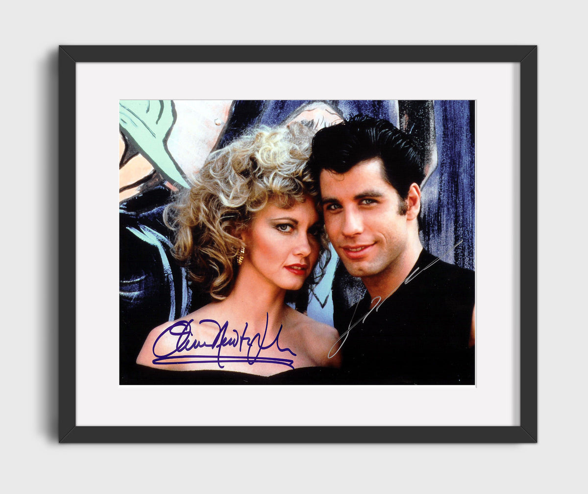 Grease - John Travolta - Danny Zuko - Summer love revival movie wall art 16x20 Gallery Frame