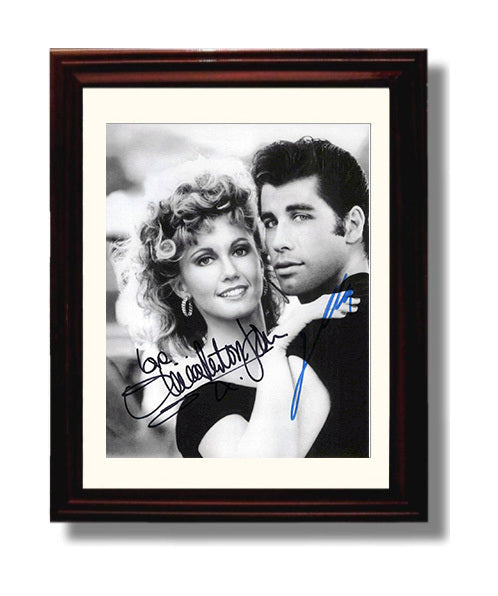 Grease Cast - Summer Nights movie wall art 8x10 Beveled Frame