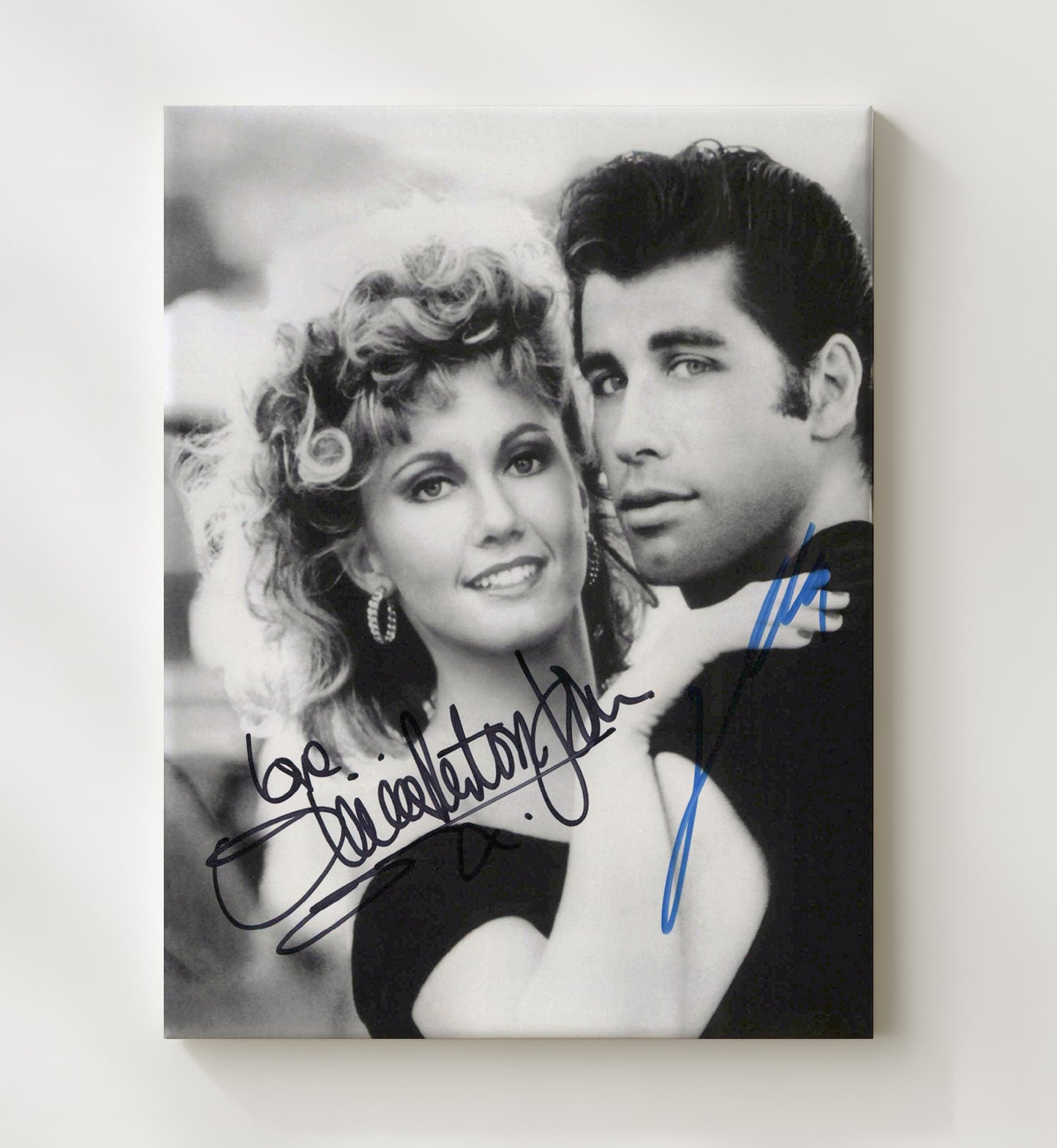 Grease Cast - Summer Nights Vintage Movie Wall Art - 20x24 Canvas movie decor