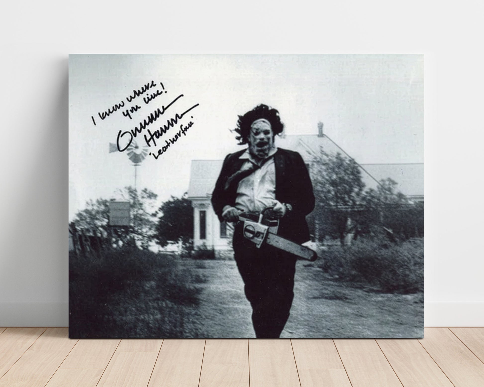 Gunnar Hansen Texas Chainsaw Massacre - Leatherface Lives Vintage Movie Wall Art - 16x20 Unframed Print movie decor