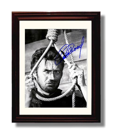 Hang Em High - Clint Eastwood - Jed Cooper - Noose Rope Tension Close-Up movie wall art 8x10 Beveled Frame