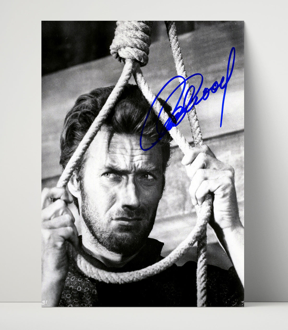 Hang Em High - Clint Eastwood - Jed Cooper - Noose Rope Tension Close-Up movie wall art 16x20 Unframed Print