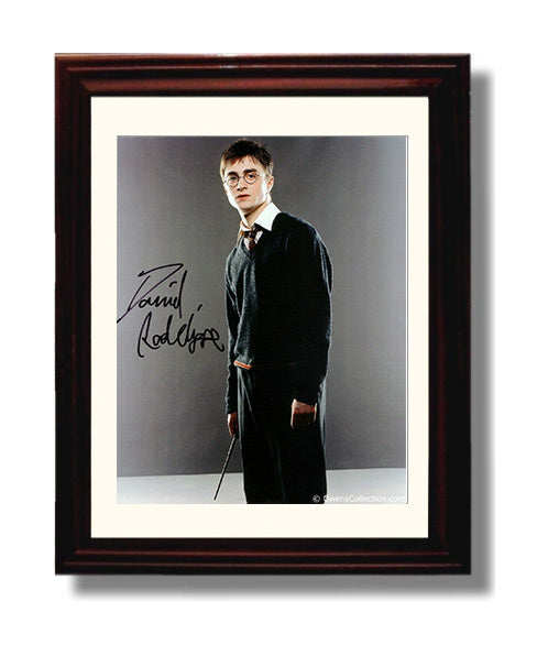 Harry Potter - Daniel Radcliffe - Harry Potter - Wand School Uniform Studio Shot movie wall art 8x10 Beveled Frame