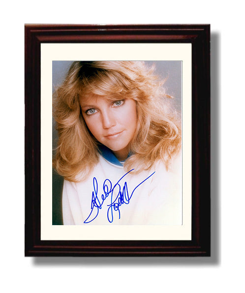 Heather Locklear - 80s Hollywood Glamour Photograph movie wall art 8x10 Beveled Frame