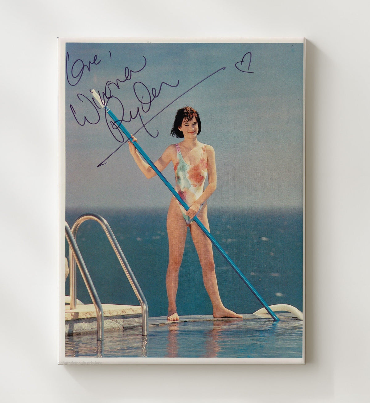 Heathers - Winona Ryder - Veronica - Croquet Queen Attitude movie wall art 8x10 Beveled Frame
