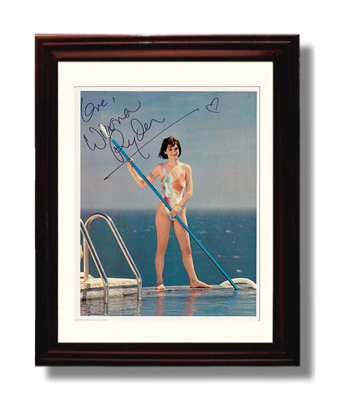 Heathers - Winona Ryder - Veronica - Croquet Queen Attitude movie wall art 8x10 Beveled Frame