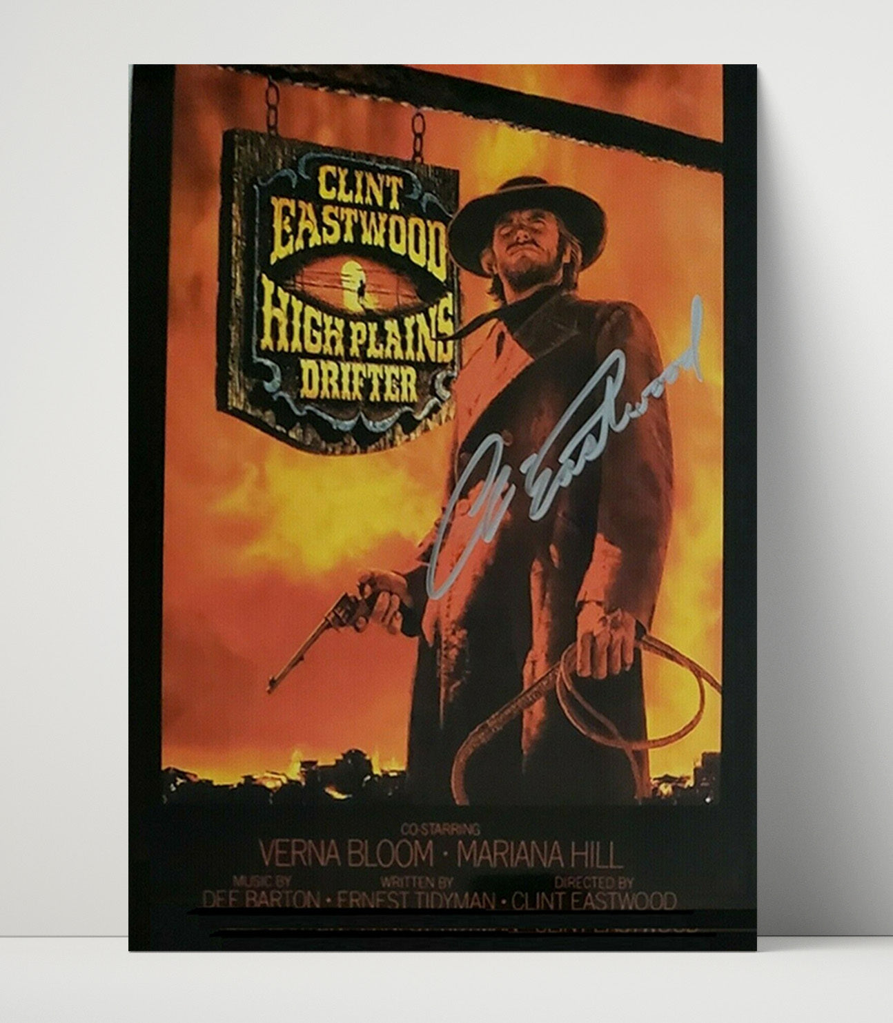 High Plains Drifter - Clint Eastwood - The Stranger - Gunslinger Revenge Stare movie wall art 16x20 Unframed Print