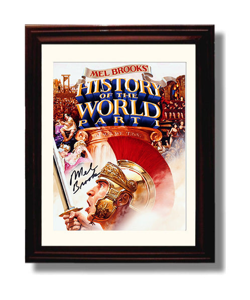 History of the World Part I - Mel Brooks Roman Empire Comedy Chaos movie wall art 8x10 Beveled Frame