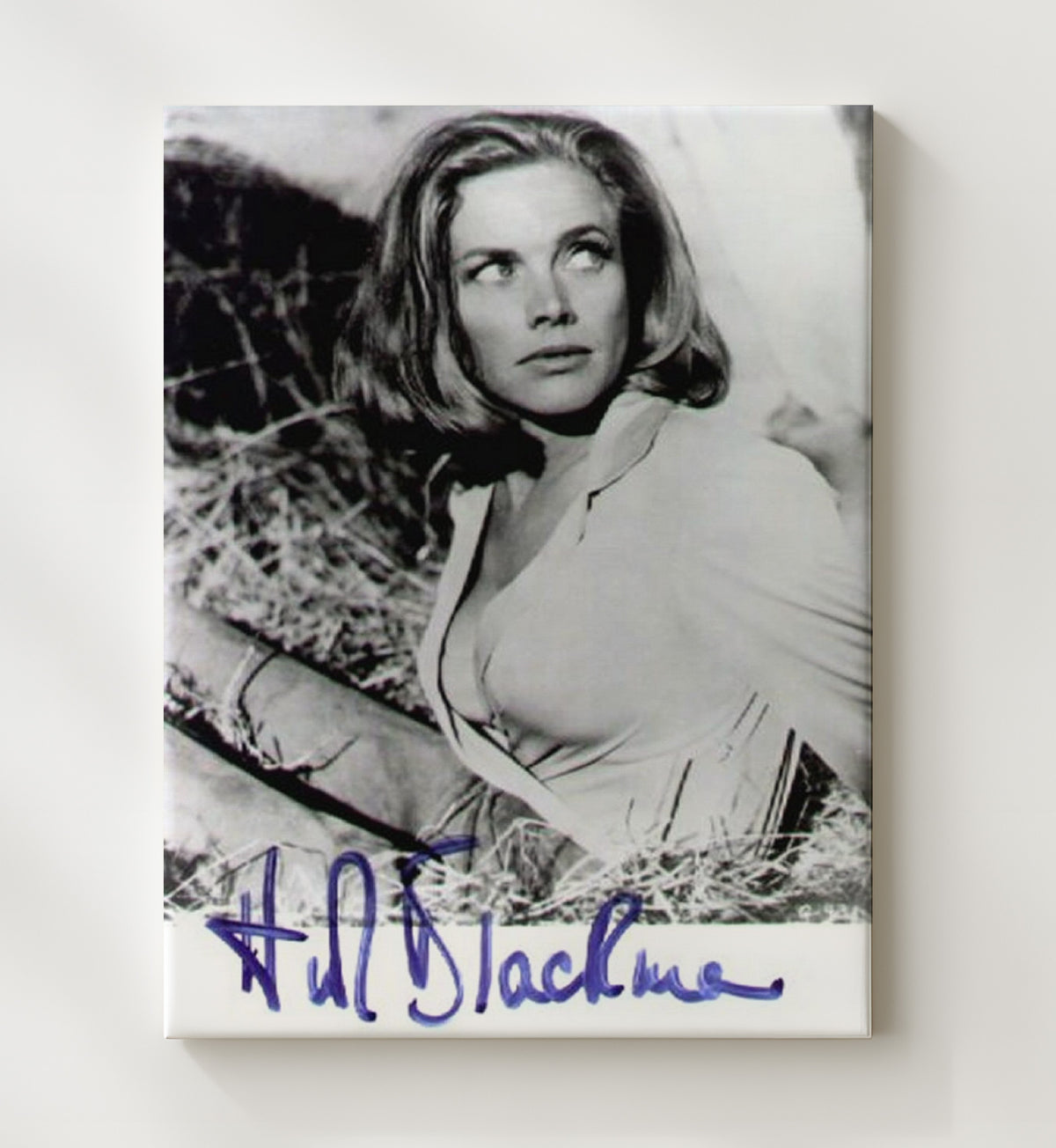 Honor Blackman - Classic British Screen Siren - Photograph movie wall art 20x24 Canvas