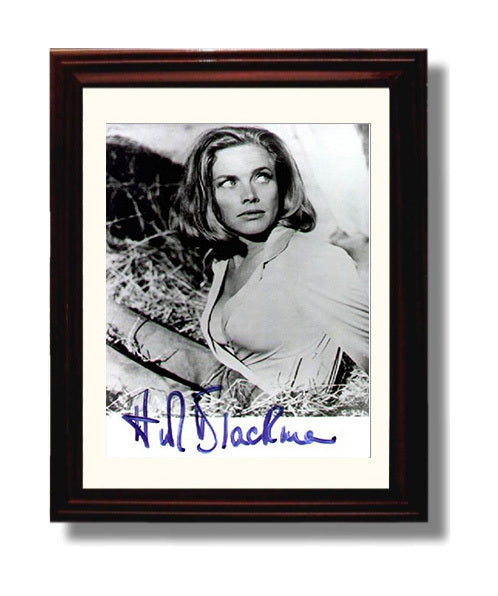 Honor Blackman - Classic British Screen Siren - Photograph movie wall art 8x10 Beveled Frame