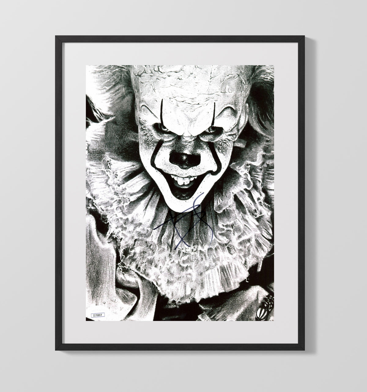 IT - Bill Skarsgard - Pennywise - Nightmare Clown Grin movie wall art 16x20 Gallery Frame