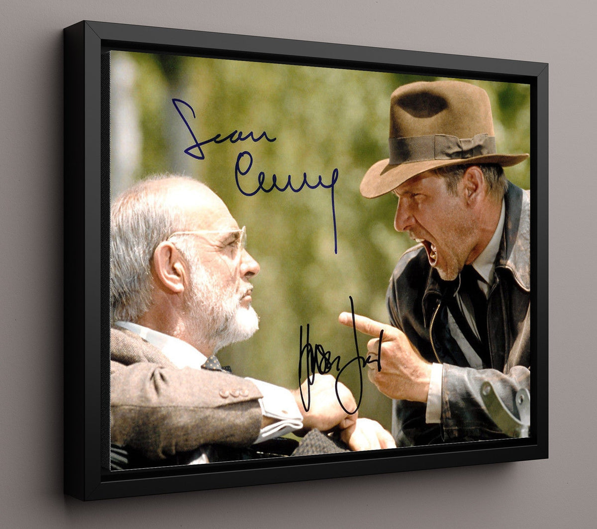 Indiana Jones - Harrison Ford - Indiana Jones - Relic pursuit standoff movie wall art 16x20 Gallery Frame