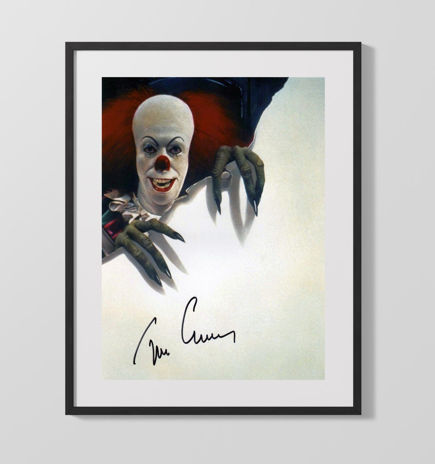 It - Tim Curry - Pennywise - Sewer Lurking Grin movie wall art 16x20 Gallery Frame