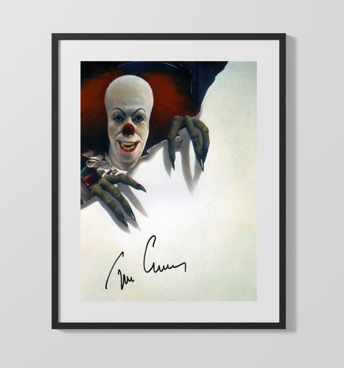 It - Tim Curry - Pennywise - Sewer Lurking Grin movie wall art 16x20 Gallery Frame