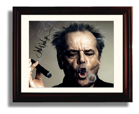 Jack Nicholson - Smoke Ring Cool movie wall art 8x10 Beveled Frame