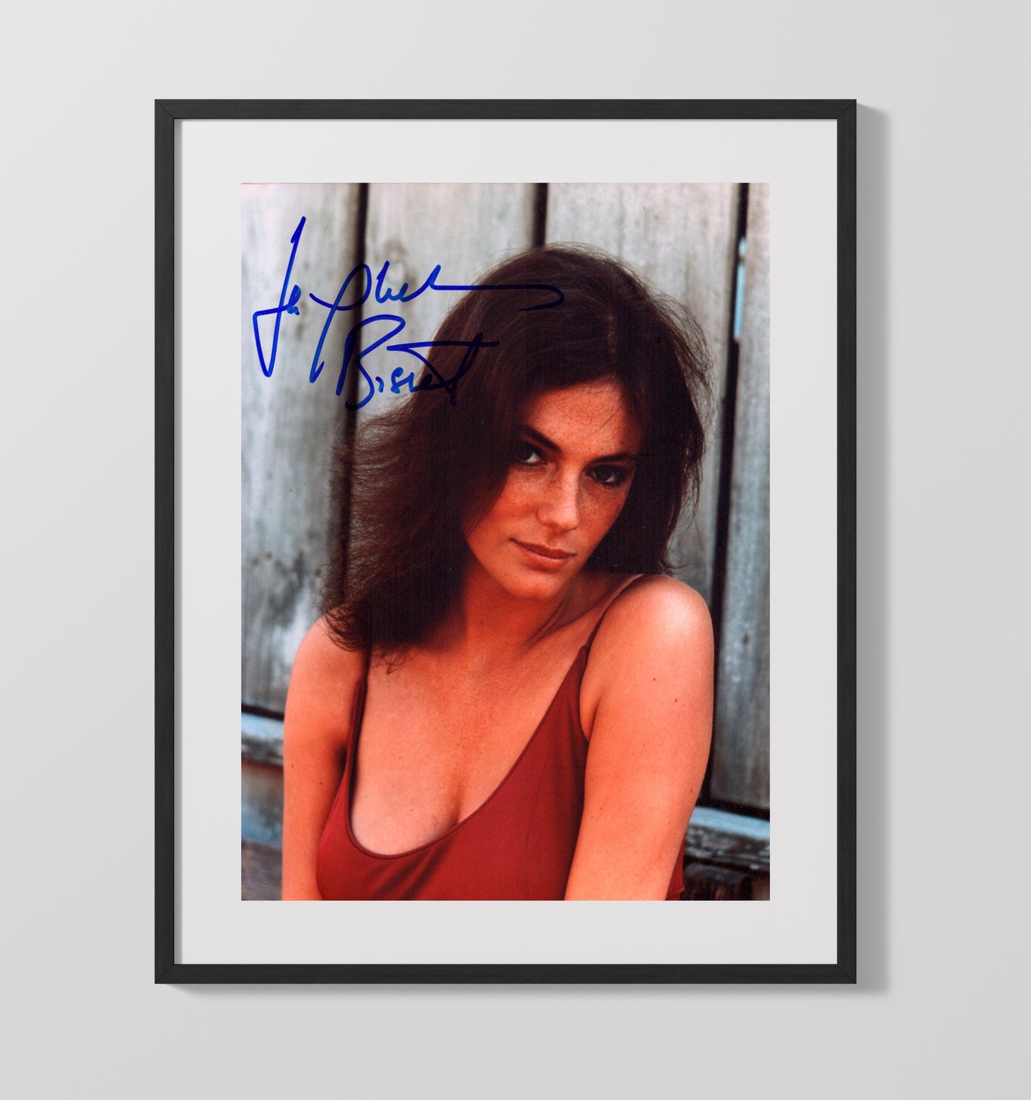 Jacqueline Bisset - Classic Hollywood Beauty Portrait Vintage Movie Wall Art - 16x20 Gallery Frame movie decor