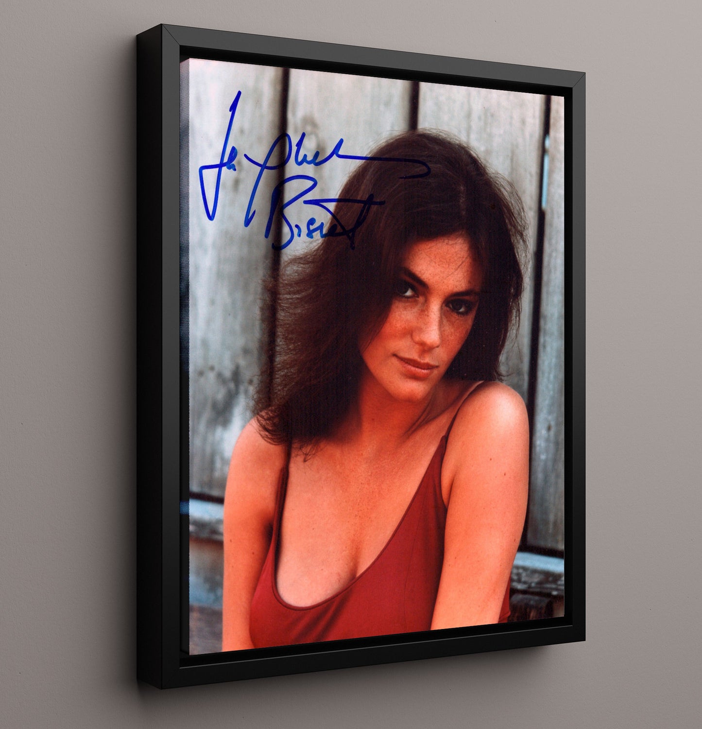 Jacqueline Bisset - Classic Hollywood Beauty Photograph movie wall art 16x20 Framed Canvas
