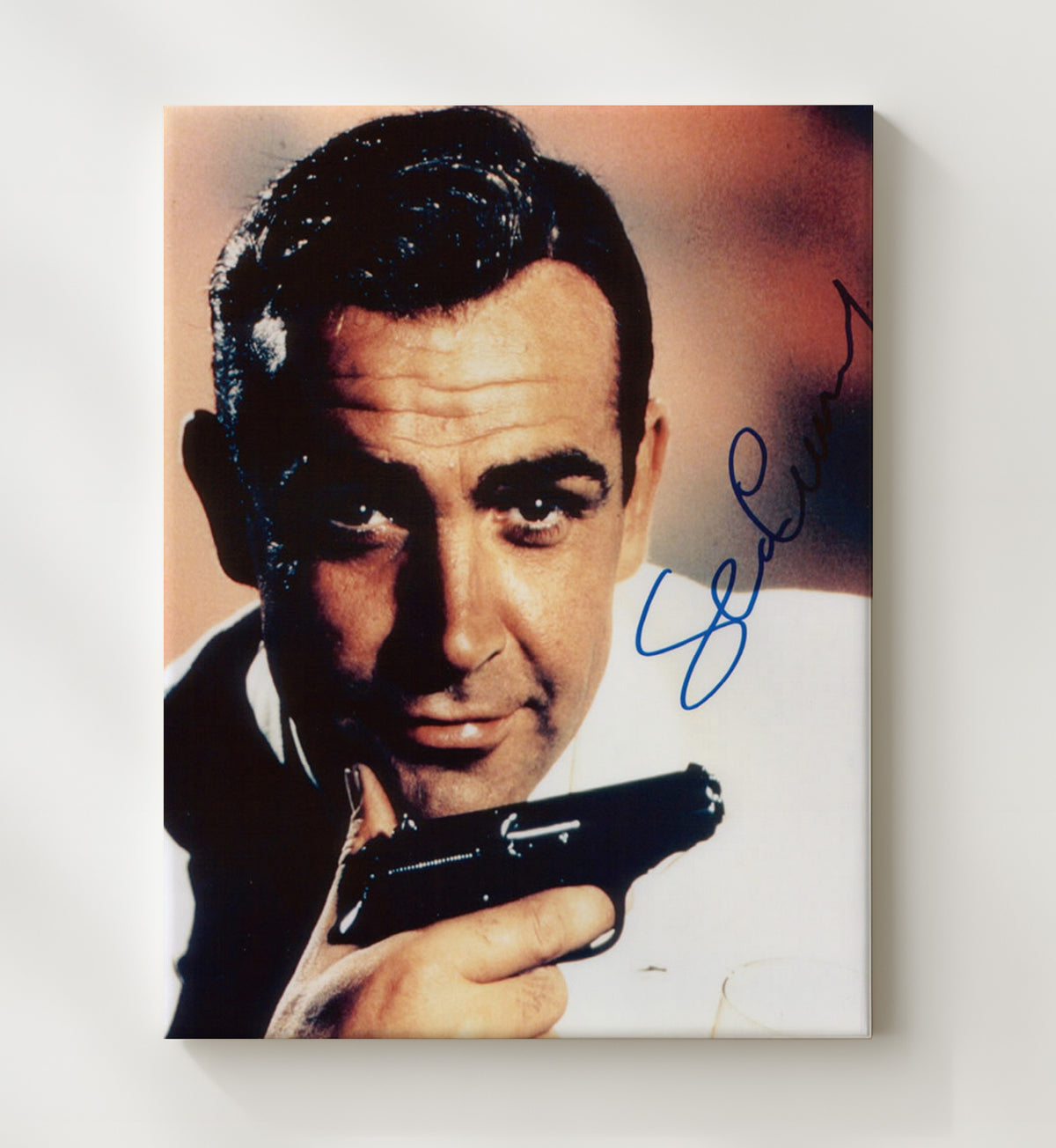 James Bond - Sean Connery - James Bond - White Dinner Jacket Headshot movie wall art 20x24 Canvas