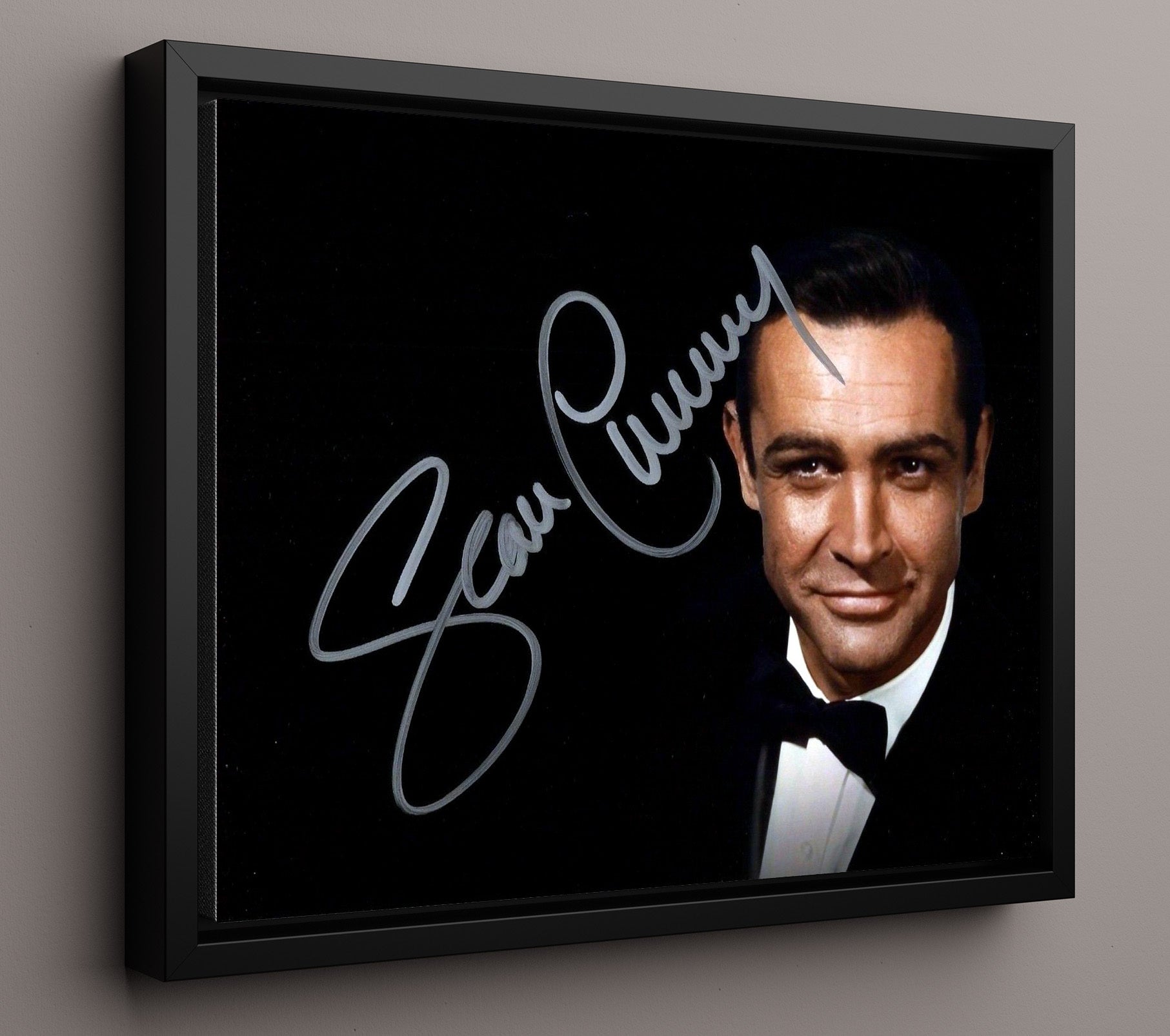 James Bond - Sean Connery - Bond - Classic 007 Swagger movie wall art 16x20 Framed Canvas