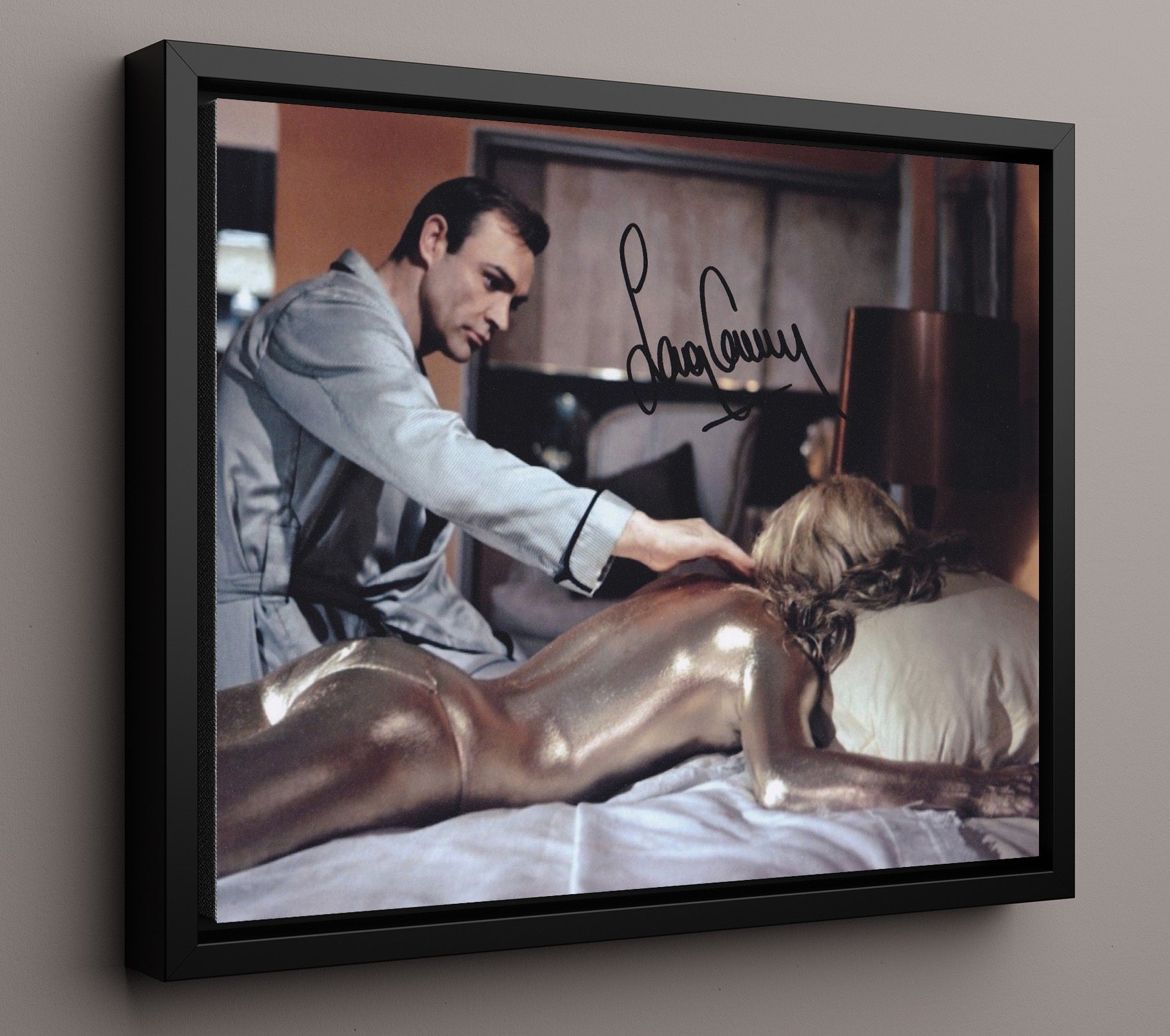 James Bond - Sean Connery - Bond - License to Kill Presence movie wall art 16x20 Framed Canvas