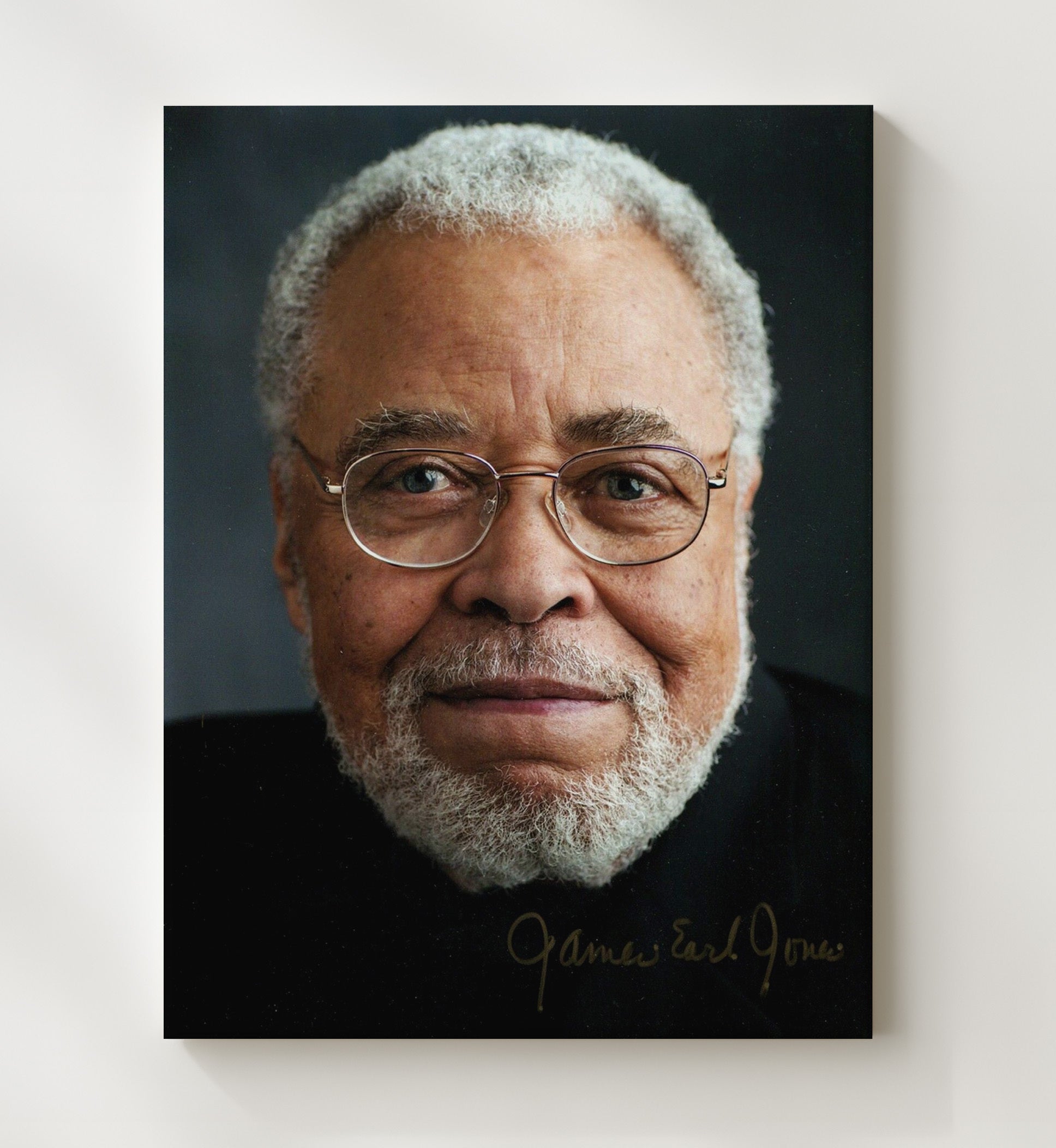 James Earl Jones - Legendary Voice of Authority Photograph movie wall art 20x24 Canvas