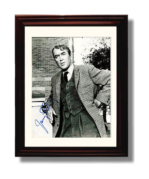 James Stewart - Golden Age Hollywood Leading Man Photograph movie wall art 8x10 Beveled Frame